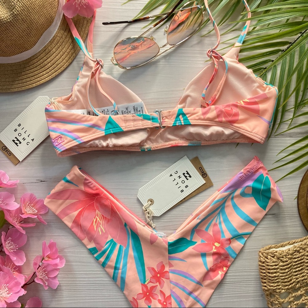 Billabong ECO 🌸 Tropical Floral Bikini Set - Picture 8 of 12
